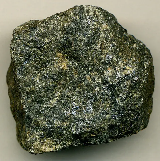 Black metallic ilmenite-magnetite ore from the Oka carbonatite complex, Quebec