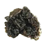Dark bladed mineral crystal cluster on rocky matrix (Descloizite mineral)