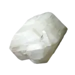 White kernite crystal mineral cluster