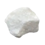 White crystalline mineral rock specimen (marble specimen)