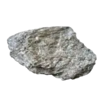 Gray-green foliated metamorphic rock specimen (shist rock sample)